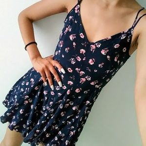 Cute and sexy floral mini dress